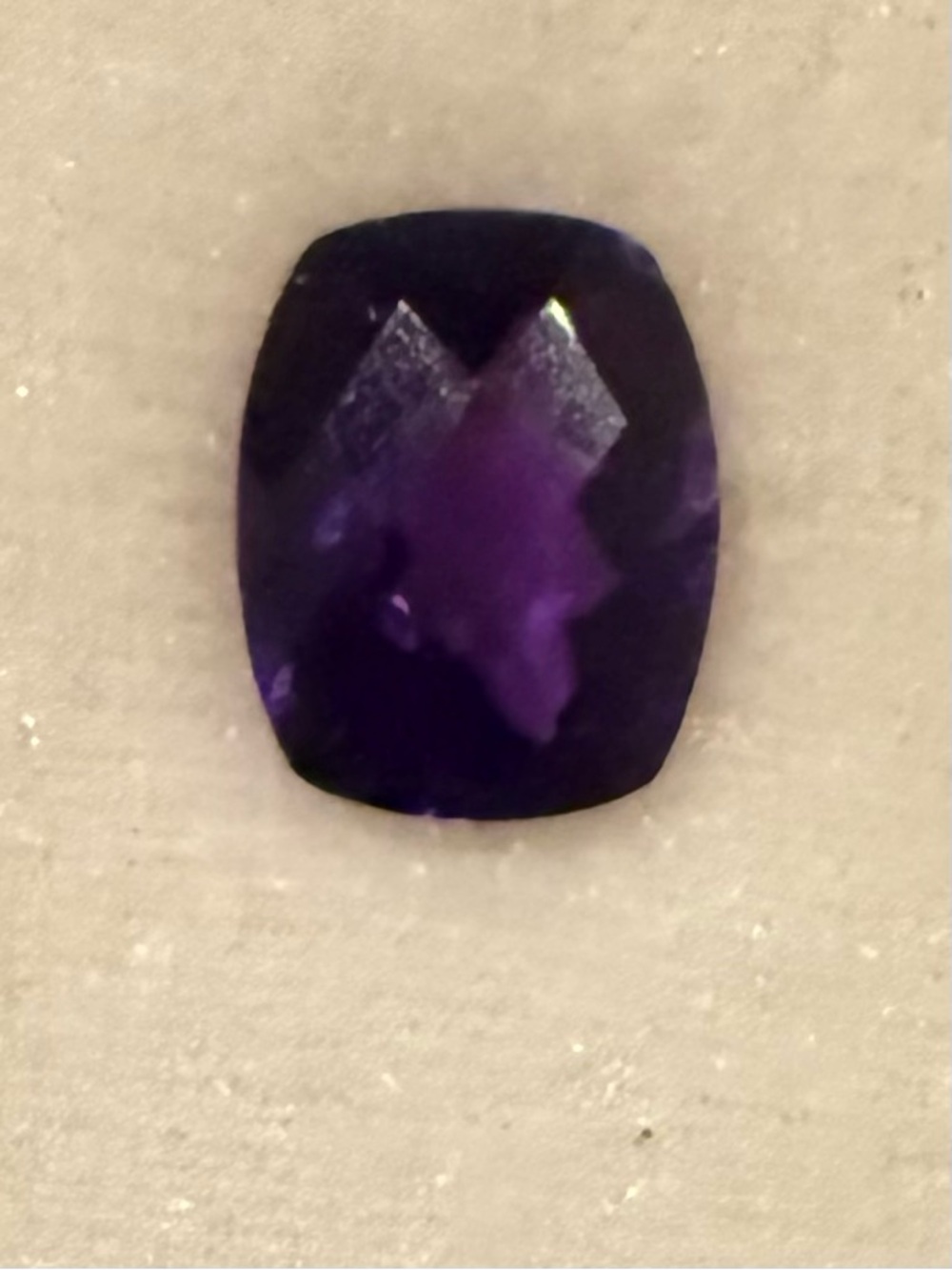 Brazilian Amethyst Cushion Cut 2.12ct 10x8mm Loose Gemstone Purple